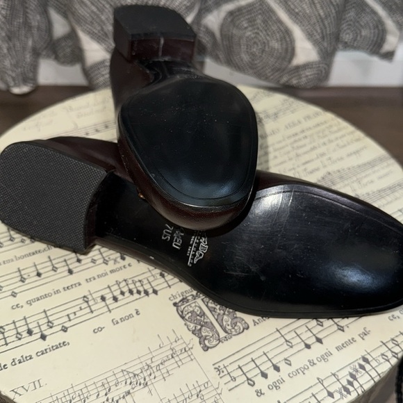 Bally Brown Leather Paradisea Flats - Picture 8 of 11